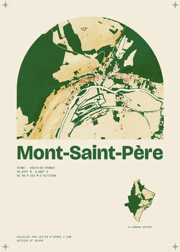 Affiche de Mont-Saint-Père, calculée par 123-fr d'après l'IGN