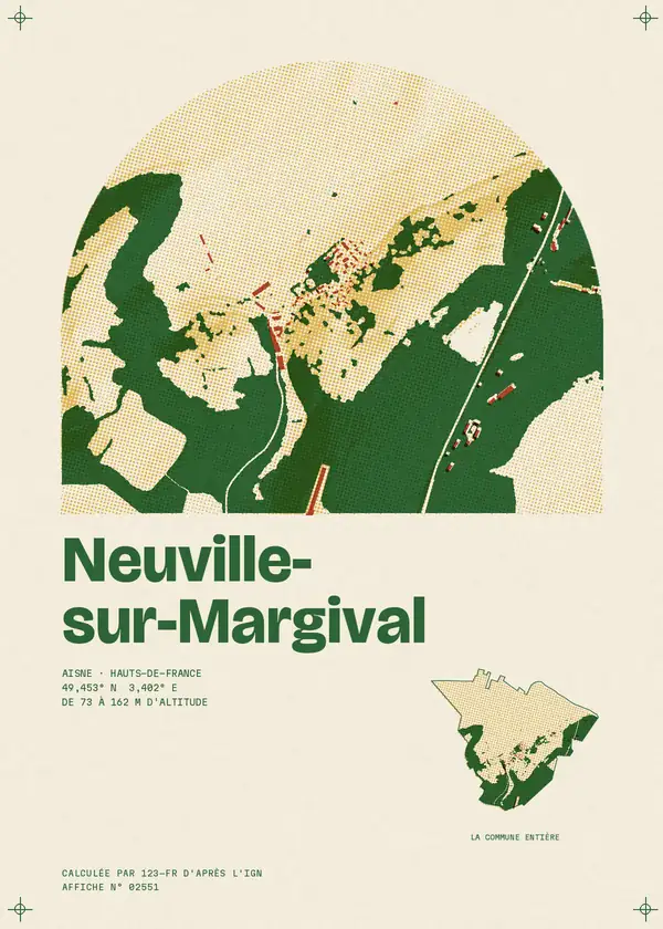 Affiche de Neuville-sur-Margival, calculée par 123-fr d'après l'IGN
