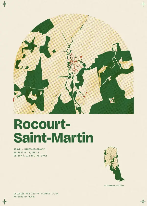 Affiche de Rocourt-Saint-Martin, calculée par 123-fr d'après l'IGN