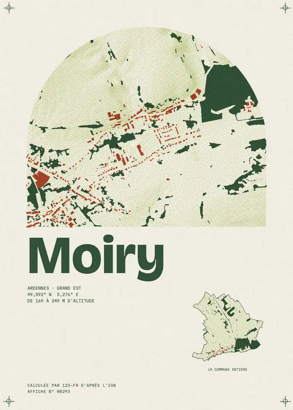 Affiche de Moiry, calculée par 123-fr d'après l'IGN