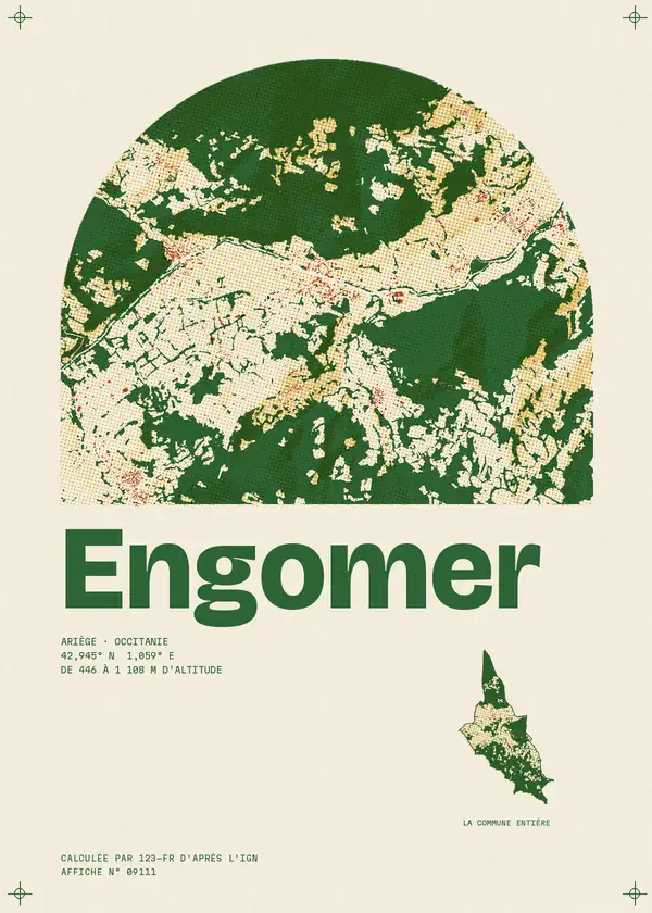 Affiche de Engomer, calculée par 123-fr d'après l'IGN