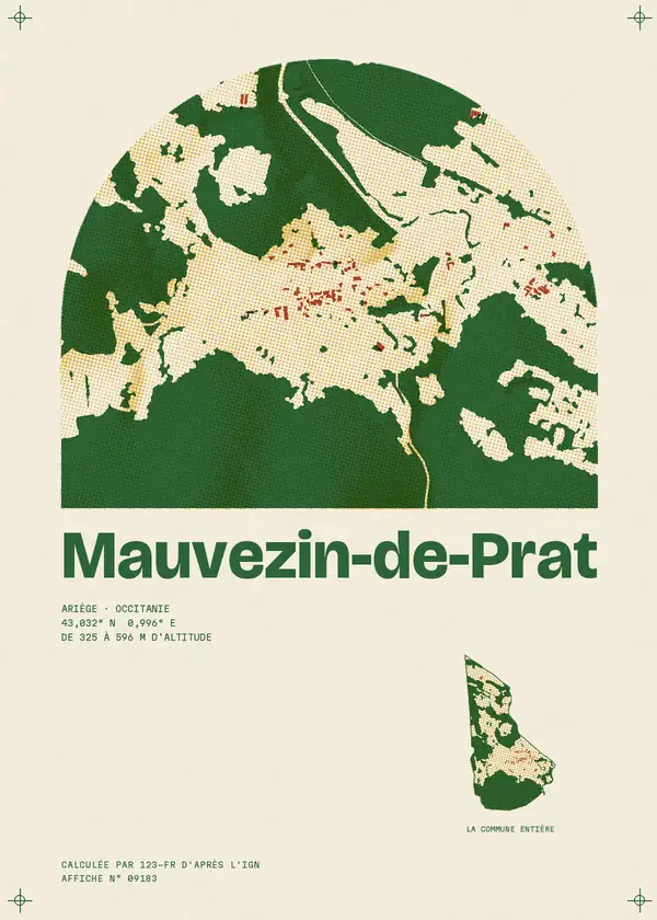 Affiche de Mauvezin-de-Prat, calculée par 123-fr d'après l'IGN