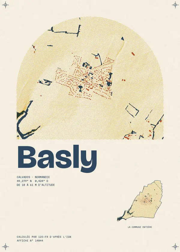 Affiche de Basly, calculée par 123-fr d'après l'IGN