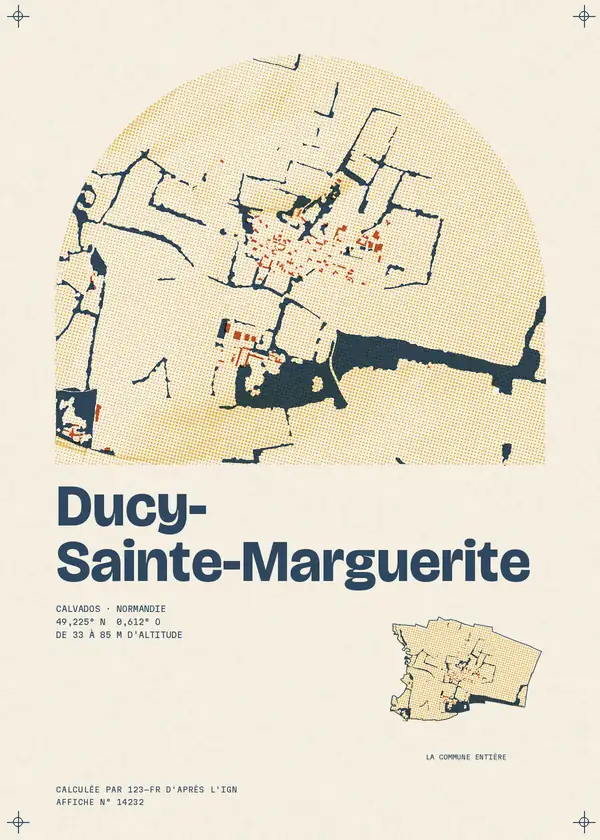 Affiche de Ducy-Sainte-Marguerite, calculée par 123-fr d'après l'IGN