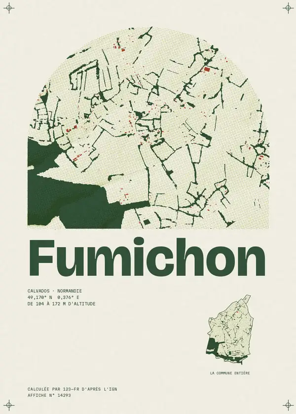 Affiche de Fumichon, calculée par 123-fr d'après l'IGN
