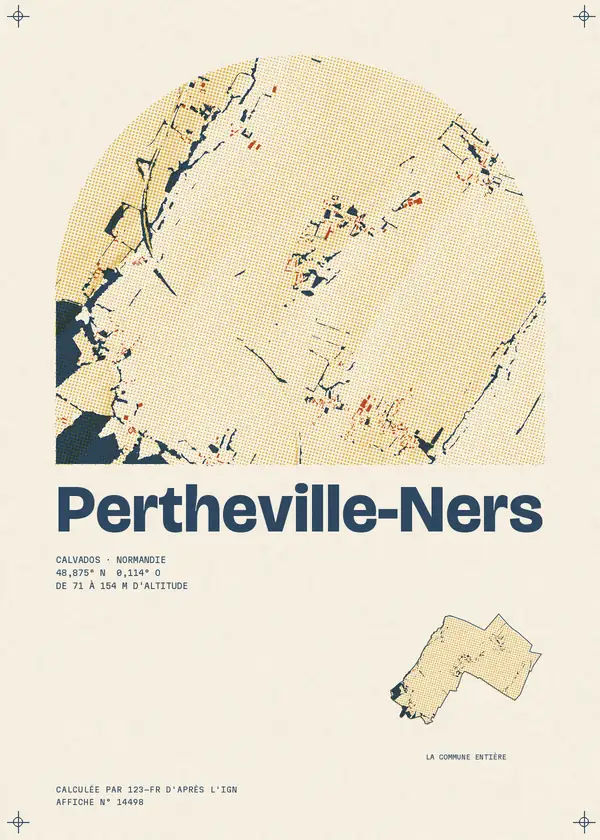 Affiche de Pertheville-Ners, calculée par 123-fr d'après l'IGN