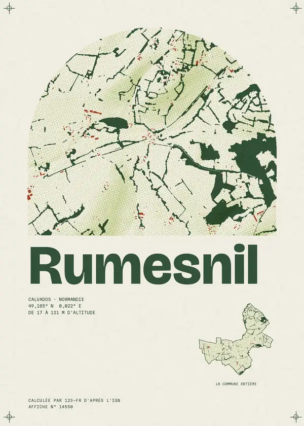 Affiche de Rumesnil, calculée par 123-fr d'après l'IGN