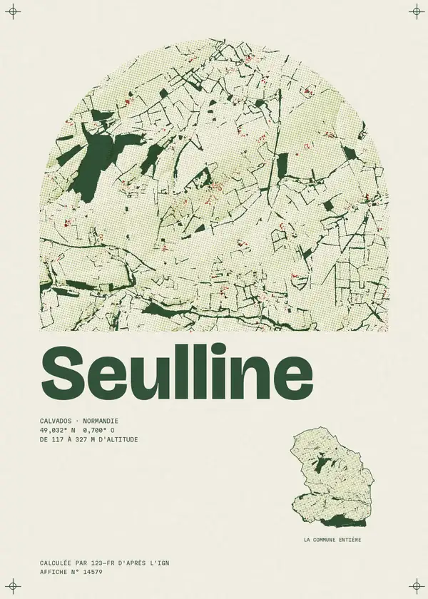 Affiche de Seulline, calculée par 123-fr d'après l'IGN