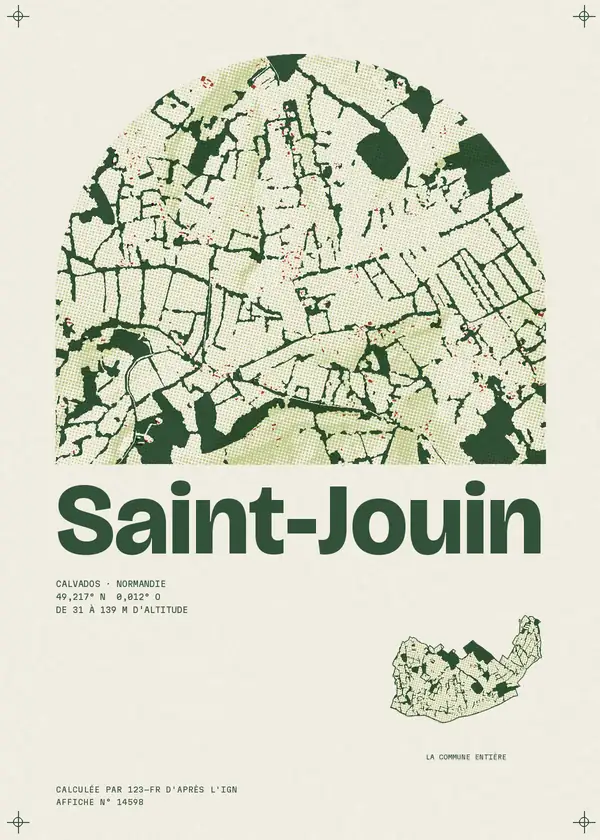 Affiche de Saint-Jouin, calculée par 123-fr d'après l'IGN