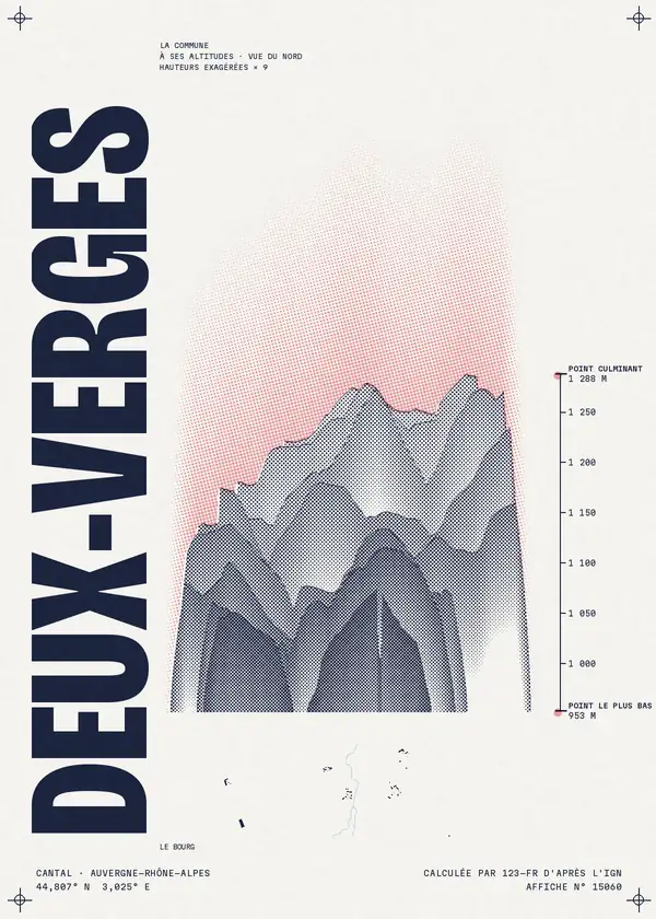 Affiche de Deux-Verges, calculée par 123-fr d'après l'IGN