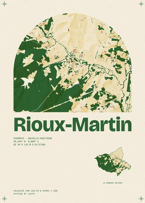 Affiche de Rioux-Martin, calculée par 123-fr d'après l'IGN