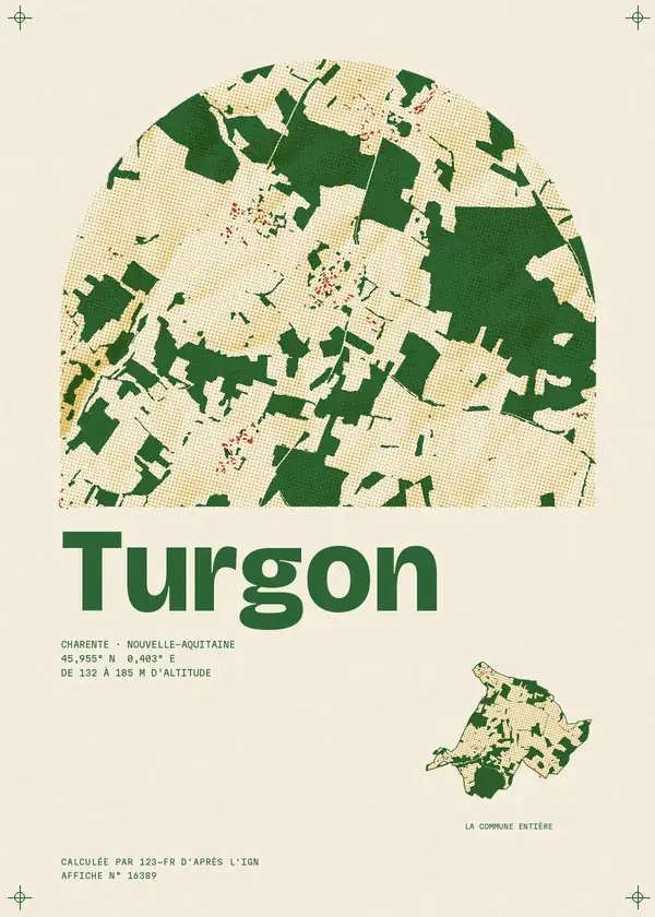 Affiche de Turgon, calculée par 123-fr d'après l'IGN