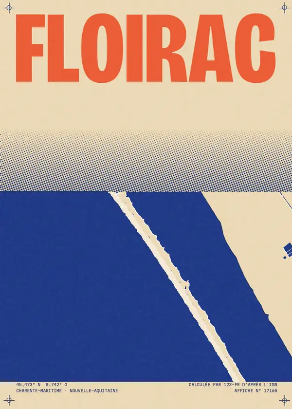 Affiche de Floirac, calculée par 123-fr d'après l'IGN