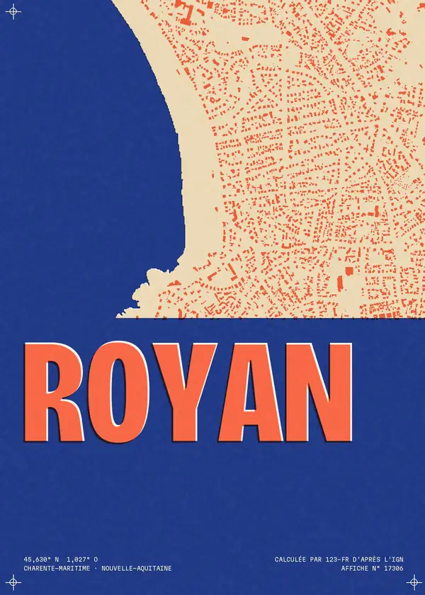 Affiche de Royan, calculée par 123-fr d'après l'IGN