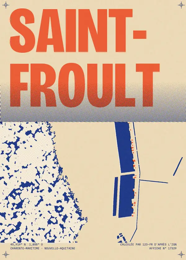 Affiche de Saint-Froult, calculée par 123-fr d'après l'IGN