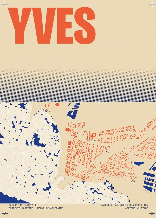 Affiche de Yves, calculée par 123-fr d'après l'IGN