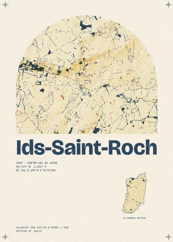 Affiche de Ids-Saint-Roch, calculée par 123-fr d'après l'IGN