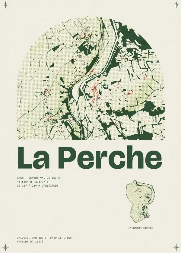 Affiche de La Perche, calculée par 123-fr d'après l'IGN