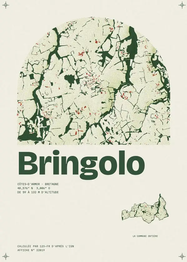 Affiche de Bringolo, calculée par 123-fr d'après l'IGN