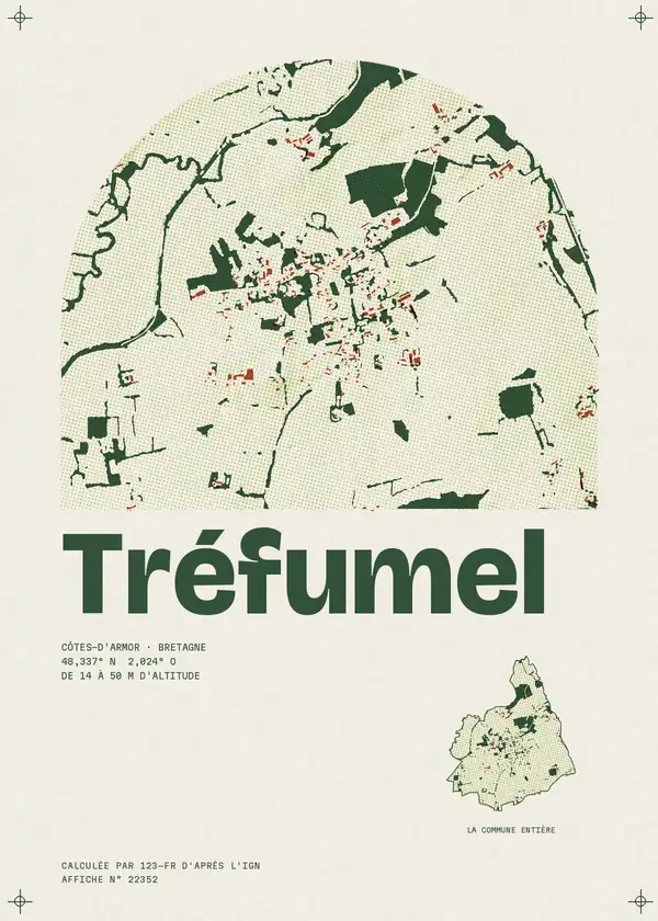 Affiche de Tréfumel, calculée par 123-fr d'après l'IGN