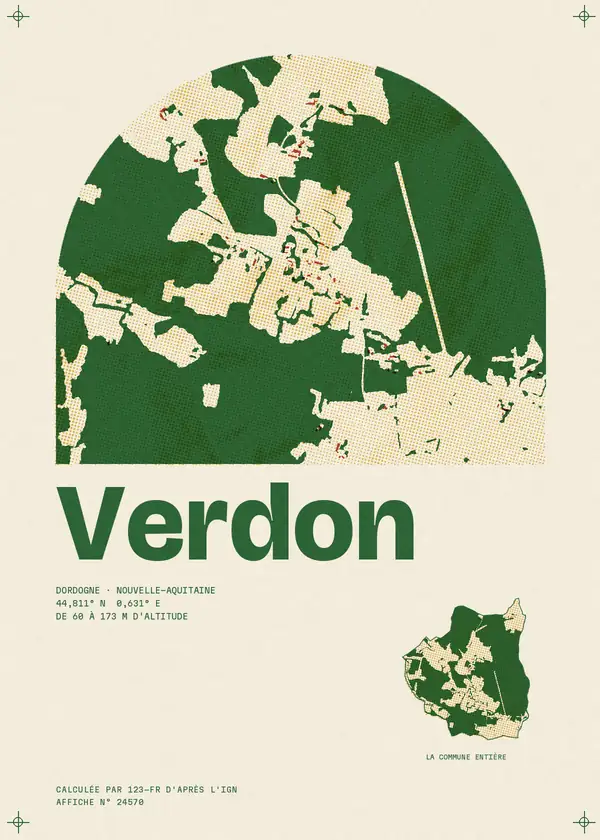 Affiche de Verdon, calculée par 123-fr d'après l'IGN