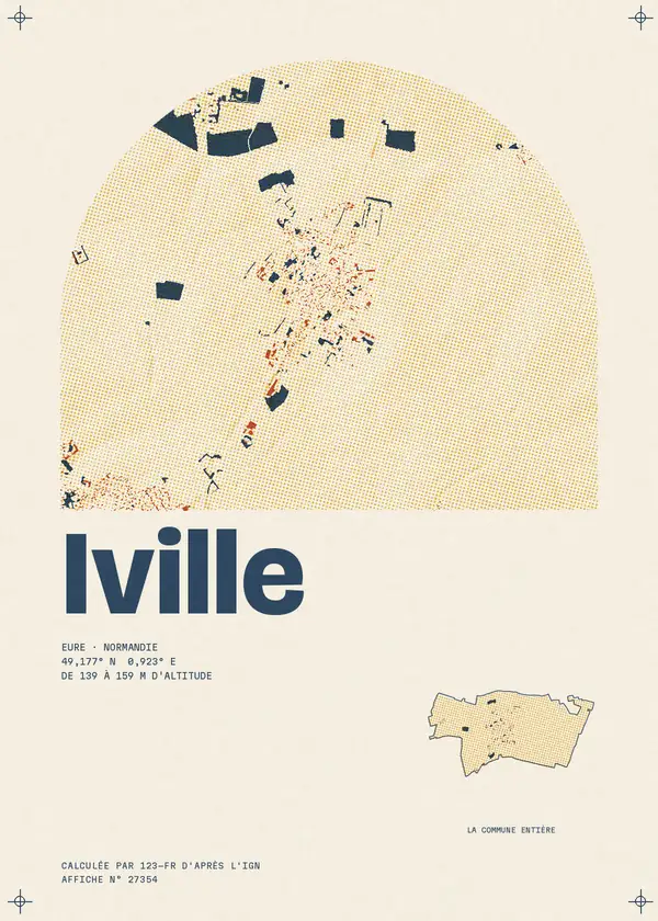 Affiche de Iville, calculée par 123-fr d'après l'IGN
