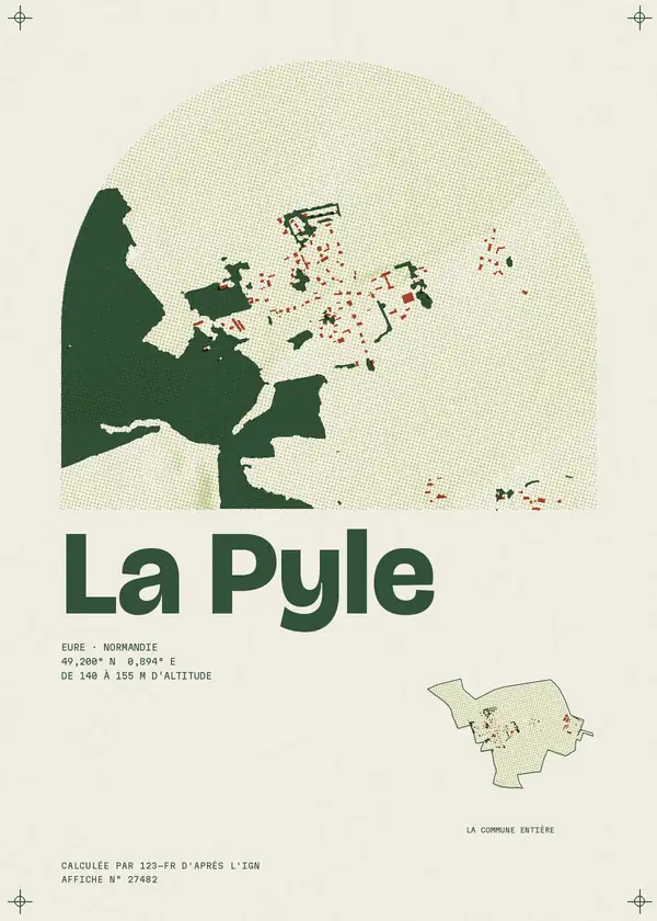 Affiche de La Pyle, calculée par 123-fr d'après l'IGN