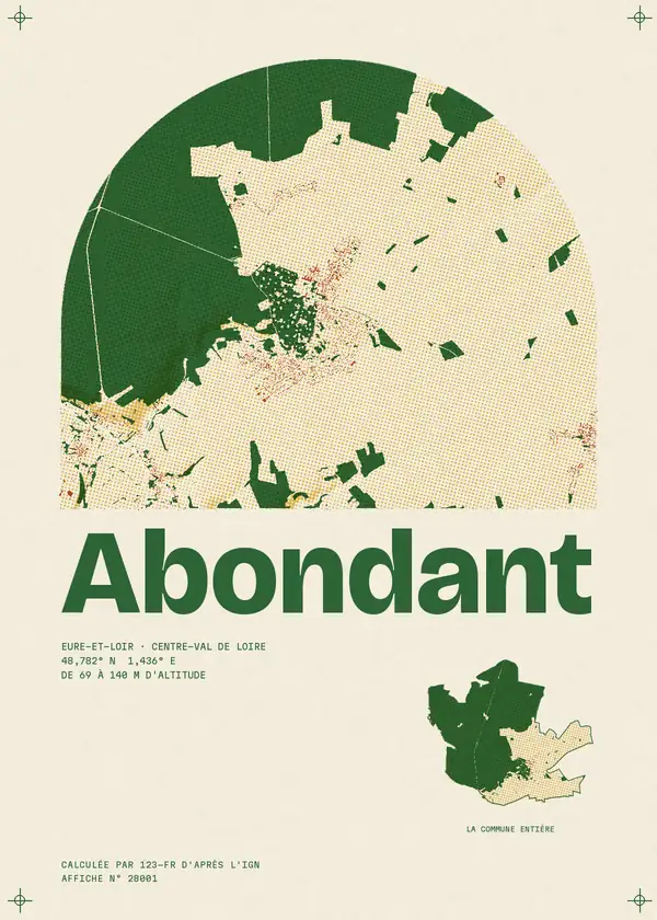 Affiche de Abondant, calculée par 123-fr d'après l'IGN