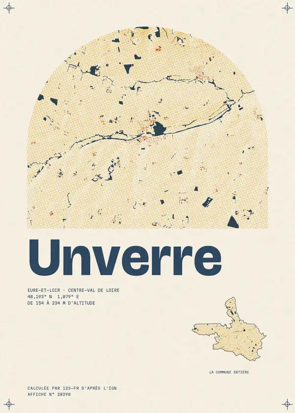 Affiche de Unverre, calculée par 123-fr d'après l'IGN