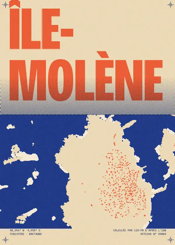 Affiche de Île-Molène, calculée par 123-fr d'après l'IGN