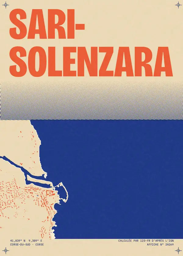 Affiche de Sari-Solenzara, calculée par 123-fr d'après l'IGN