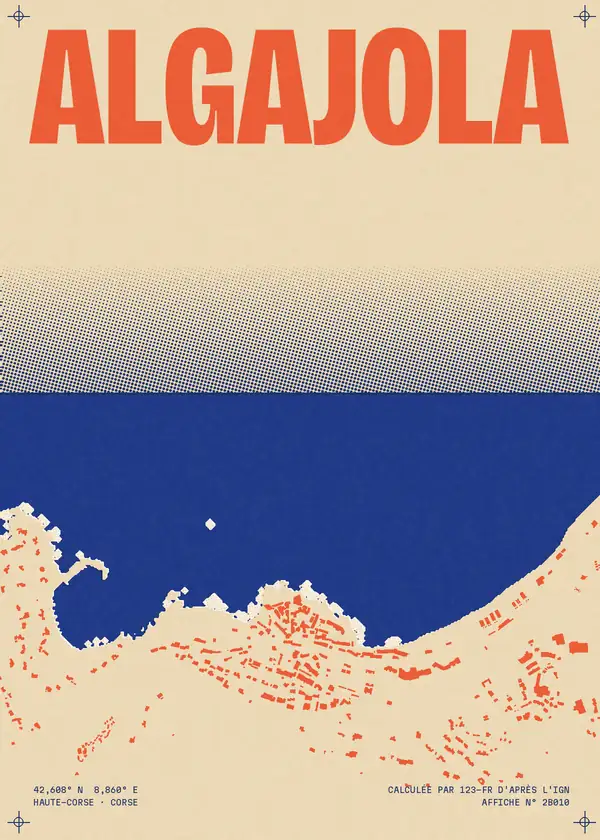 Affiche de Algajola, calculée par 123-fr d'après l'IGN