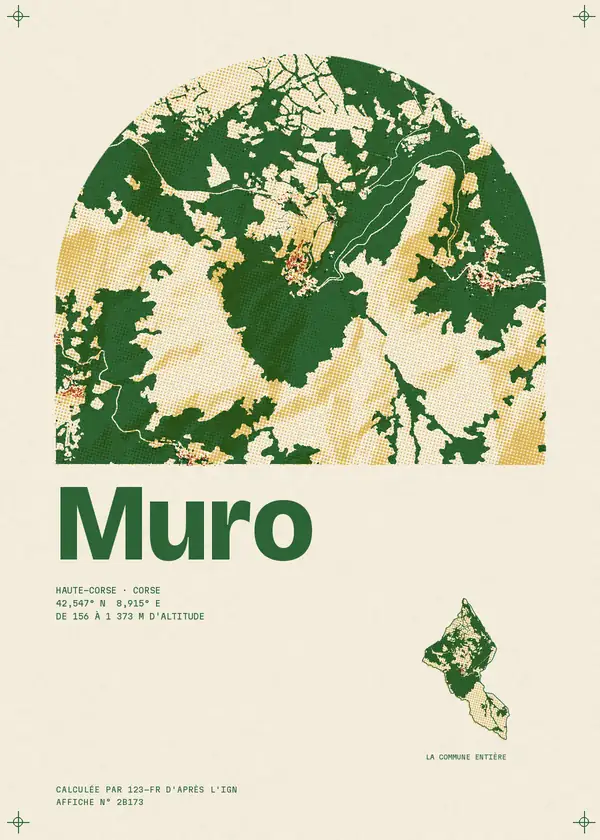Affiche de Muro, calculée par 123-fr d'après l'IGN