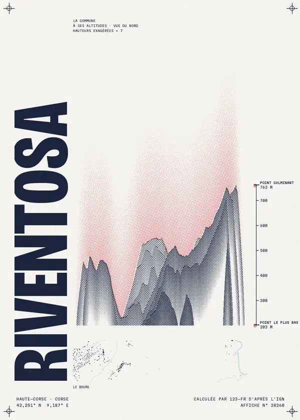 Affiche de Riventosa, calculée par 123-fr d'après l'IGN
