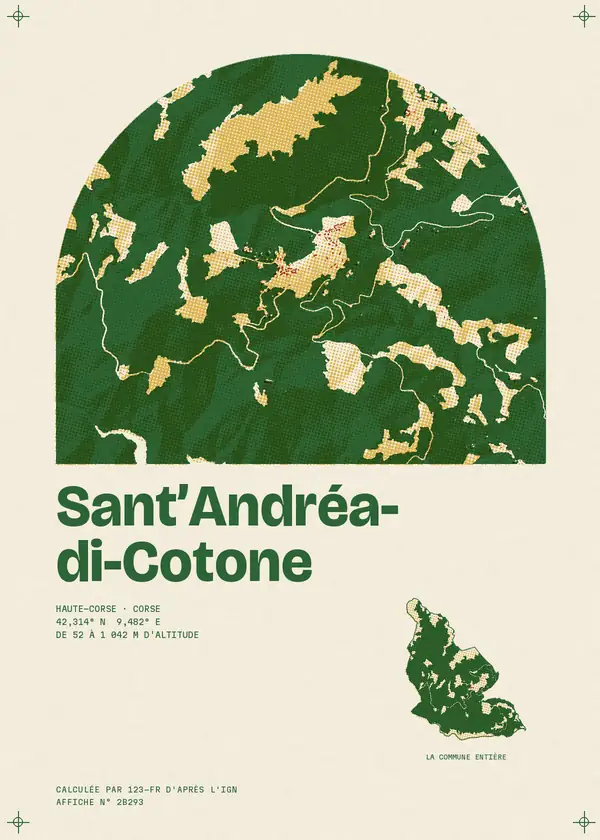Affiche de Sant'Andréa-di-Cotone, calculée par 123-fr d'après l'IGN