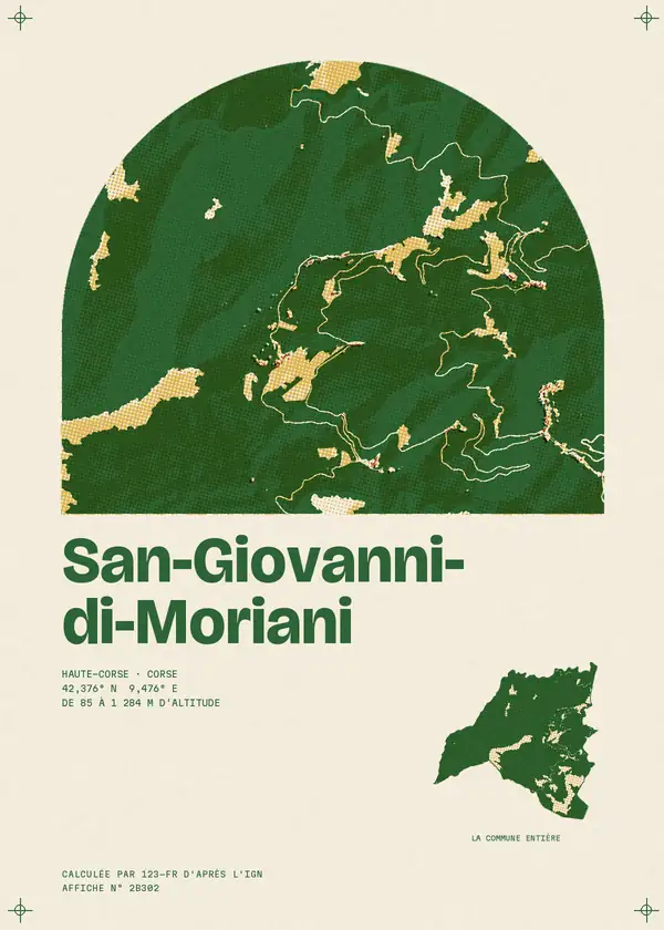 Affiche de San-Giovanni-di-Moriani, calculée par 123-fr d'après l'IGN