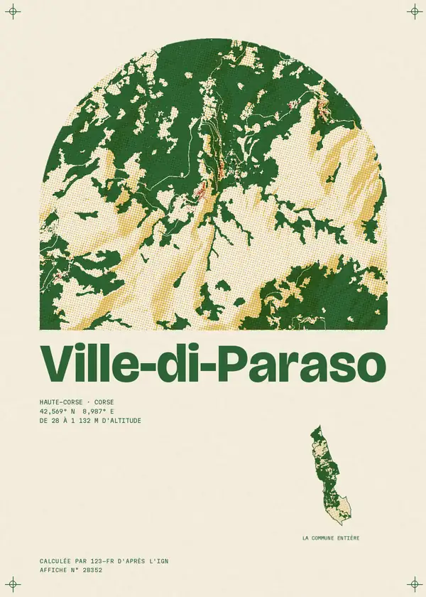 Affiche de Ville-di-Paraso, calculée par 123-fr d'après l'IGN