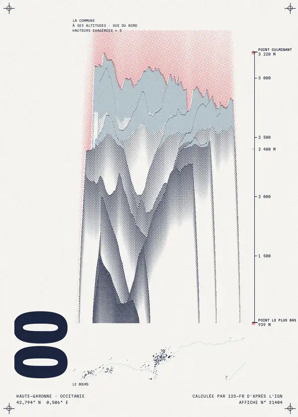 Affiche de Oô, calculée par 123-fr d'après l'IGN