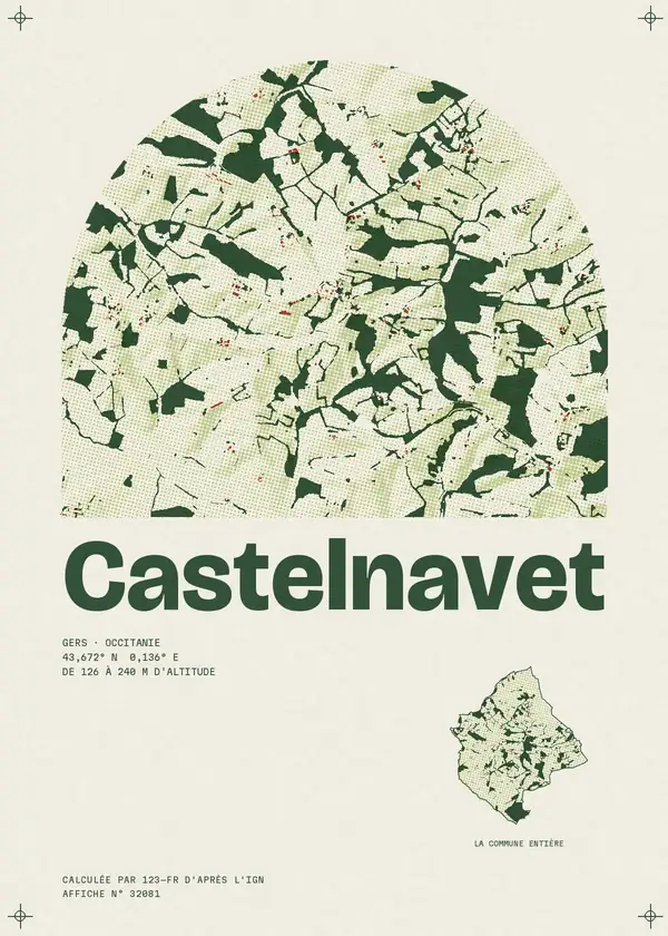 Affiche de Castelnavet, calculée par 123-fr d'après l'IGN