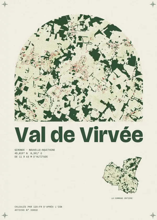 Affiche de Val de Virvée, calculée par 123-fr d'après l'IGN