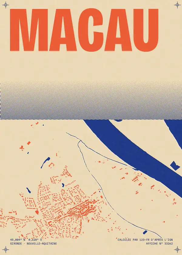 Affiche de Macau, calculée par 123-fr d'après l'IGN