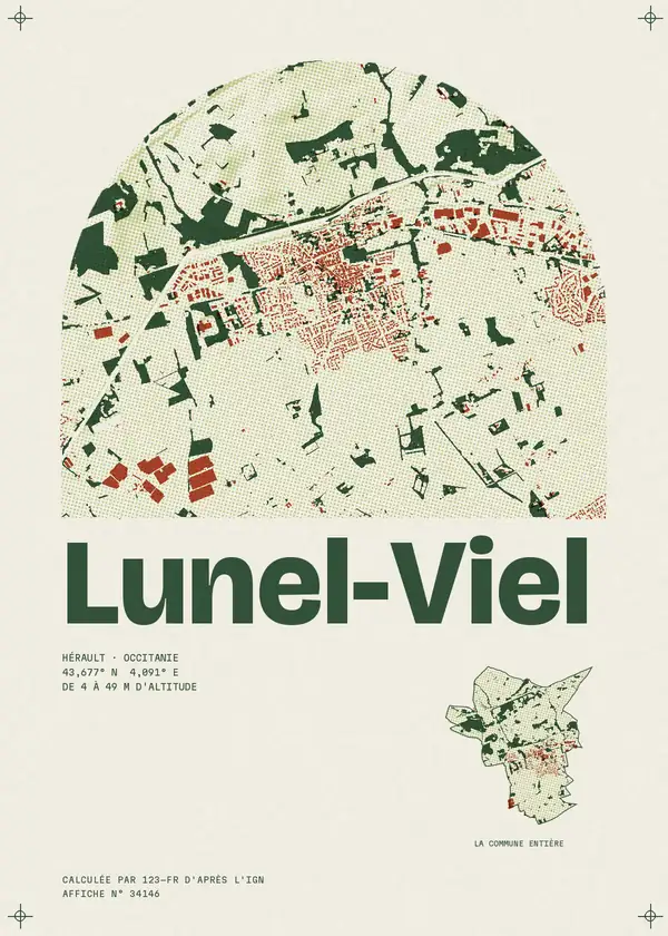 Affiche de Lunel-Viel, calculée par 123-fr d'après l'IGN