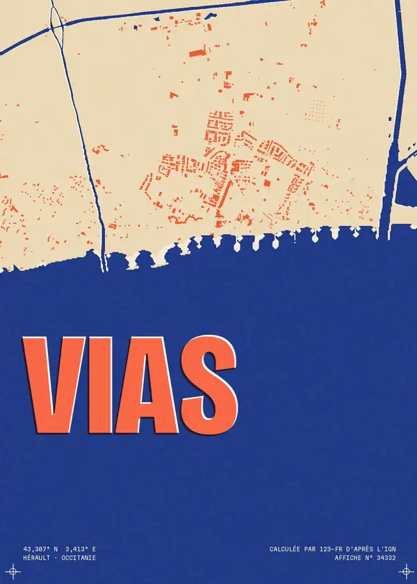 Affiche de Vias, calculée par 123-fr d'après l'IGN