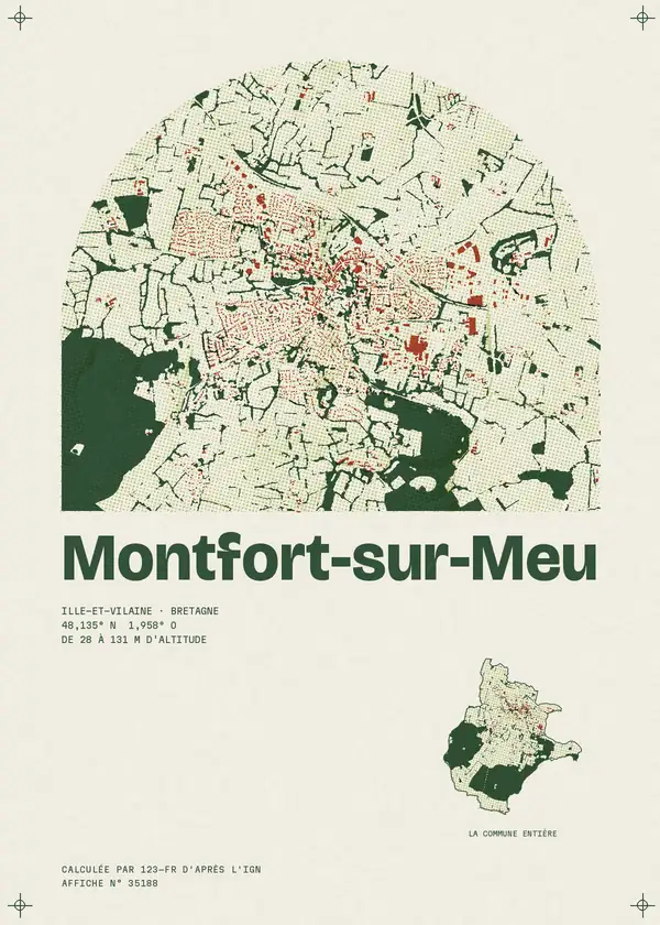 Affiche de Montfort-sur-Meu, calculée par 123-fr d'après l'IGN