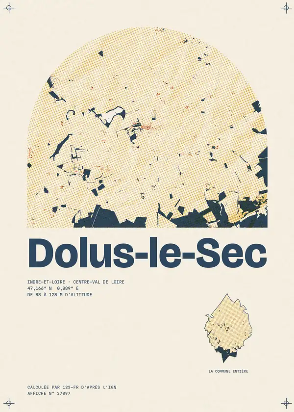 Affiche de Dolus-le-Sec, calculée par 123-fr d'après l'IGN