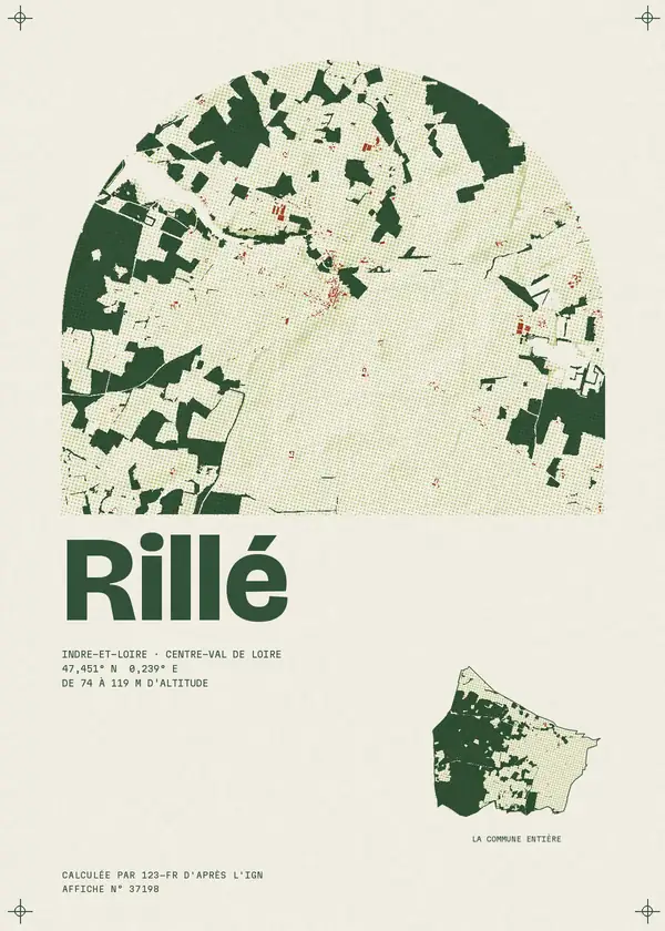 Affiche de Rillé, calculée par 123-fr d'après l'IGN