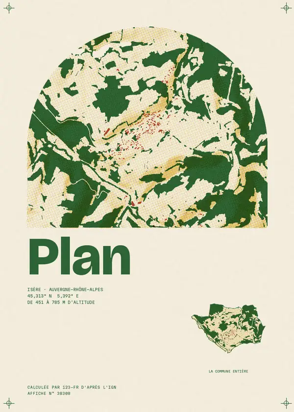 Affiche de Plan, calculée par 123-fr d'après l'IGN
