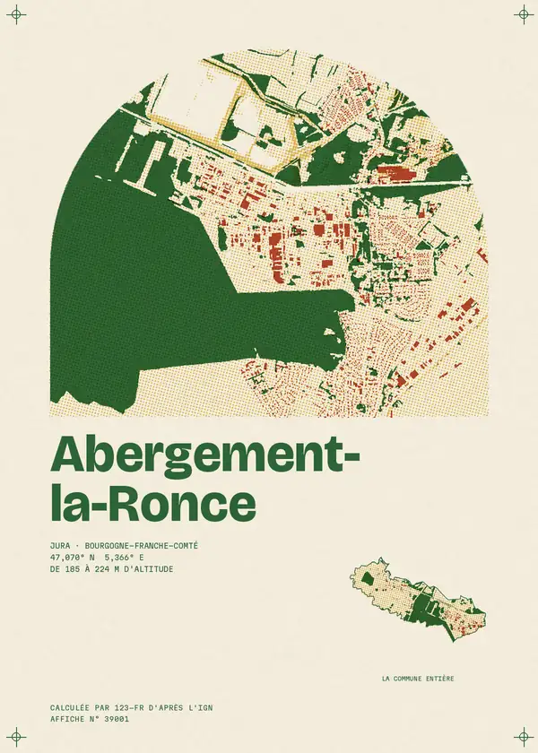 Affiche de Abergement-la-Ronce, calculée par 123-fr d'après l'IGN