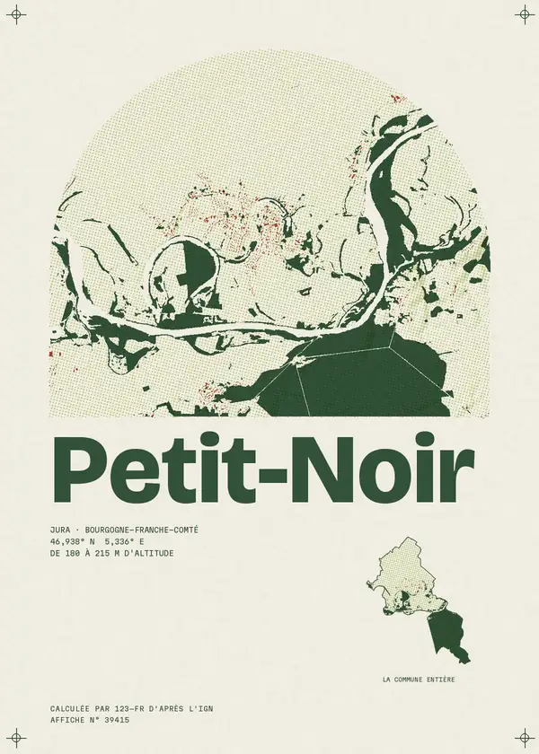Affiche de Petit-Noir, calculée par 123-fr d'après l'IGN