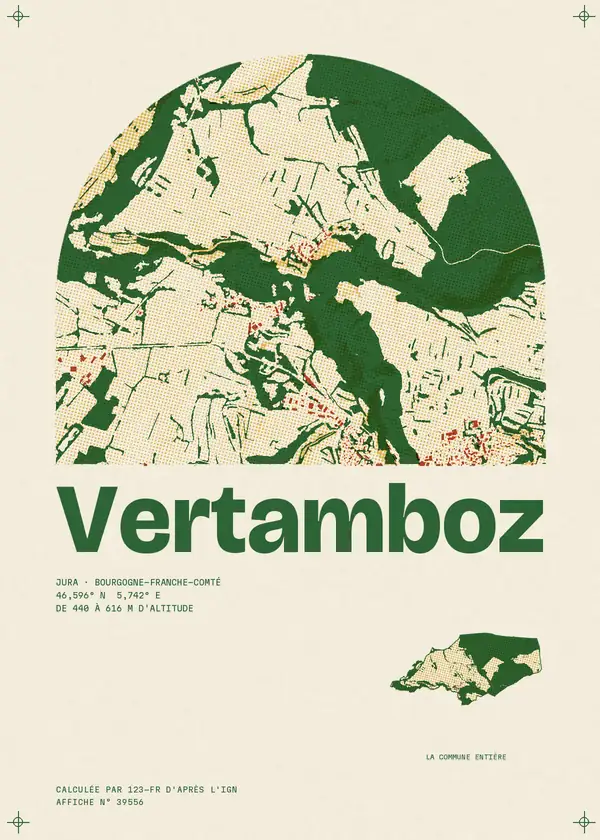 Affiche de Vertamboz, calculée par 123-fr d'après l'IGN